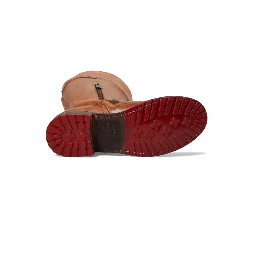 BED|STU JACQUELINE WIDE CALF TAN RUSTIC 6 M